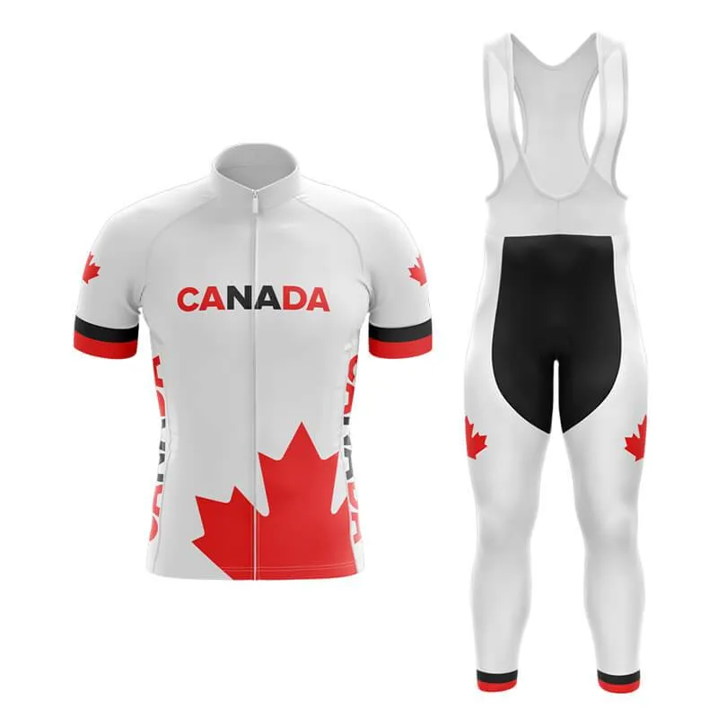 Invert Team Canada (White) Club Cycling Kit