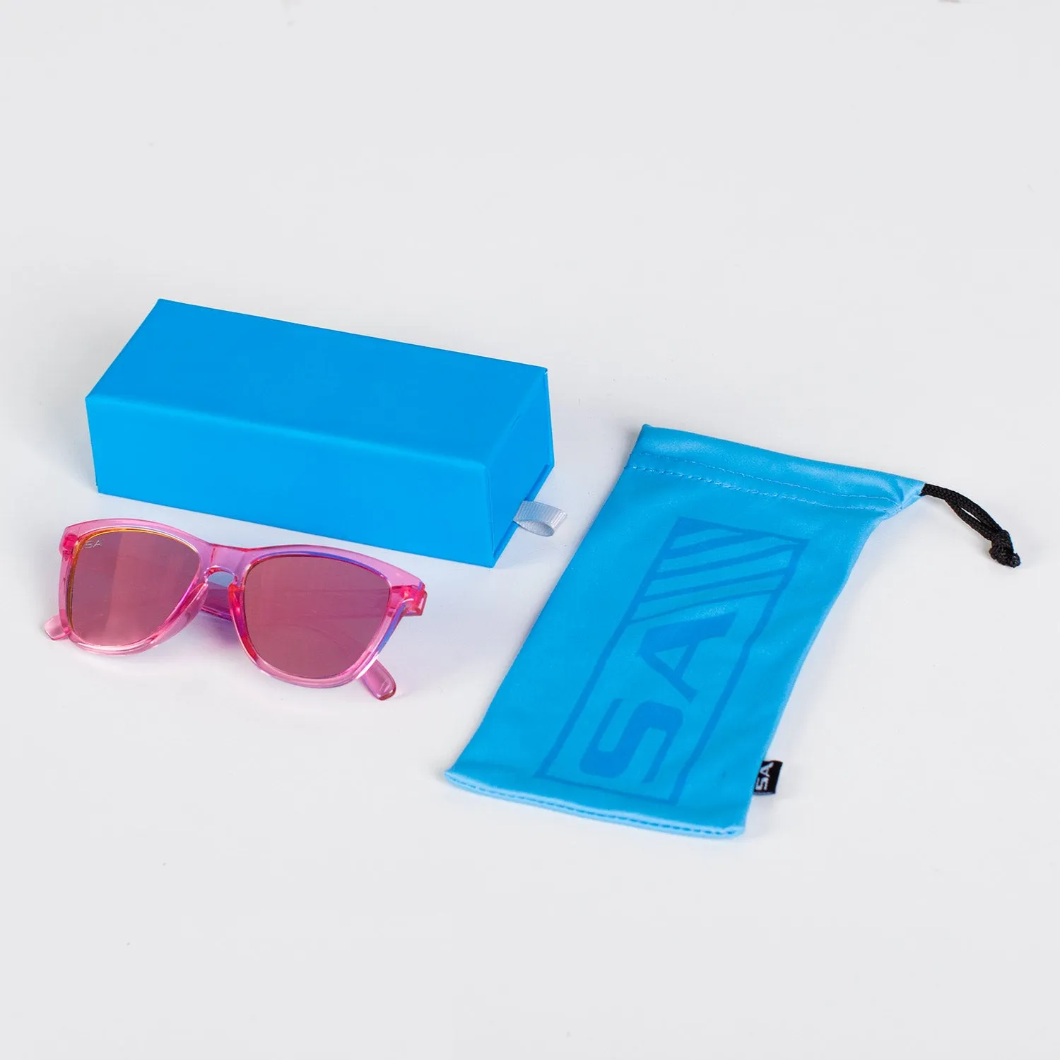 KIDS Boca Sunglasses | Pink Clear