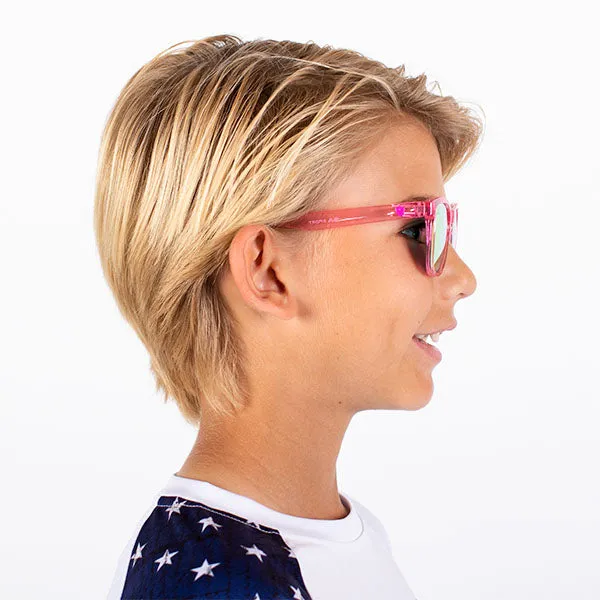 KIDS Boca Sunglasses | Pink Clear