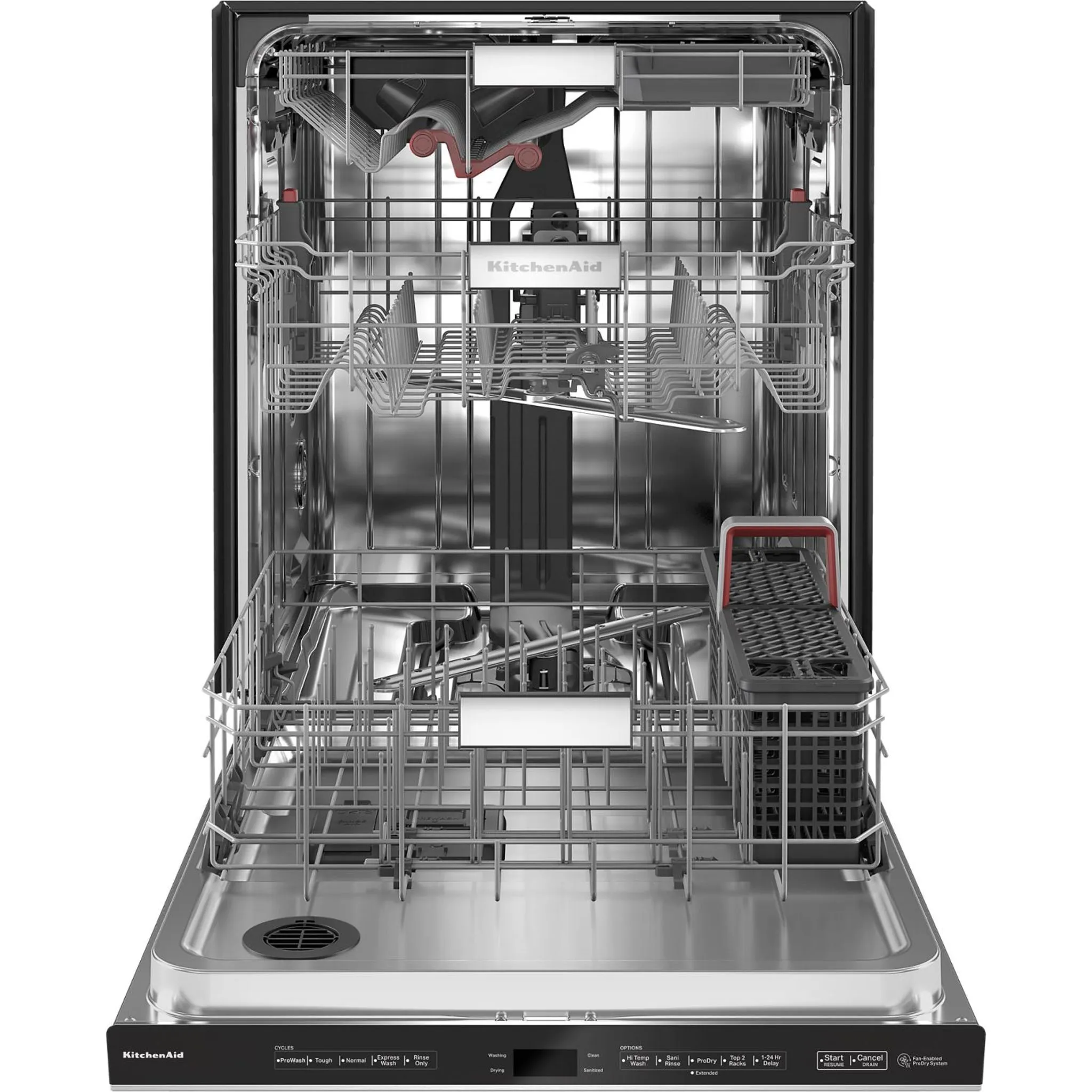 KitchenAid  44 dBA Dishwasher in PrintShield Finish with FreeFlex Third Rack (KDPM604KPS)