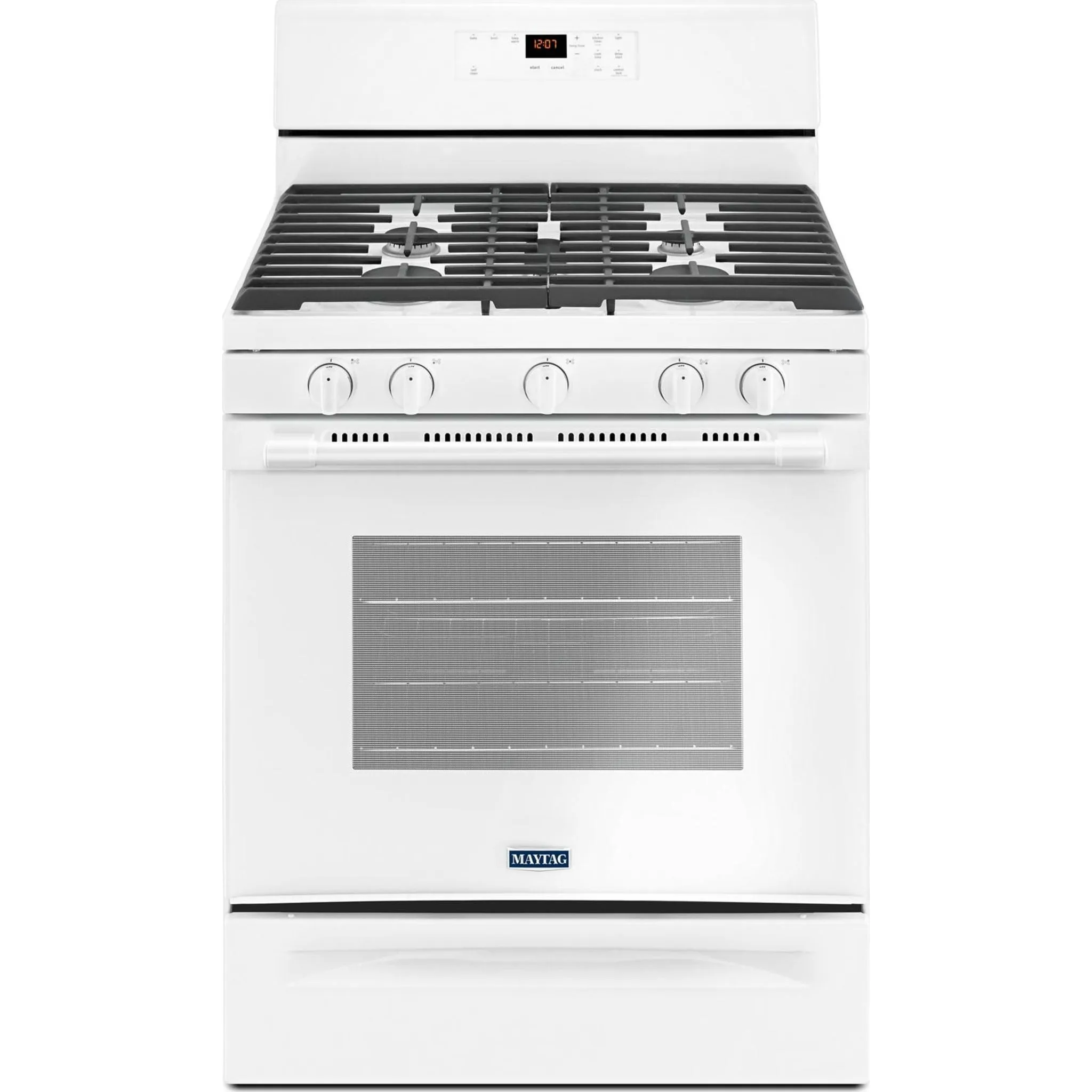 Maytag 30" WIDE GAS RANGE WITH 5TH OVAL BURNER - 5.0 cu. ft. (MGR6600FW)