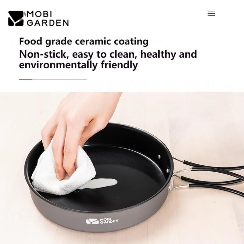 MOBI GARDEN 8 Inch Non-Stick Frying Pan