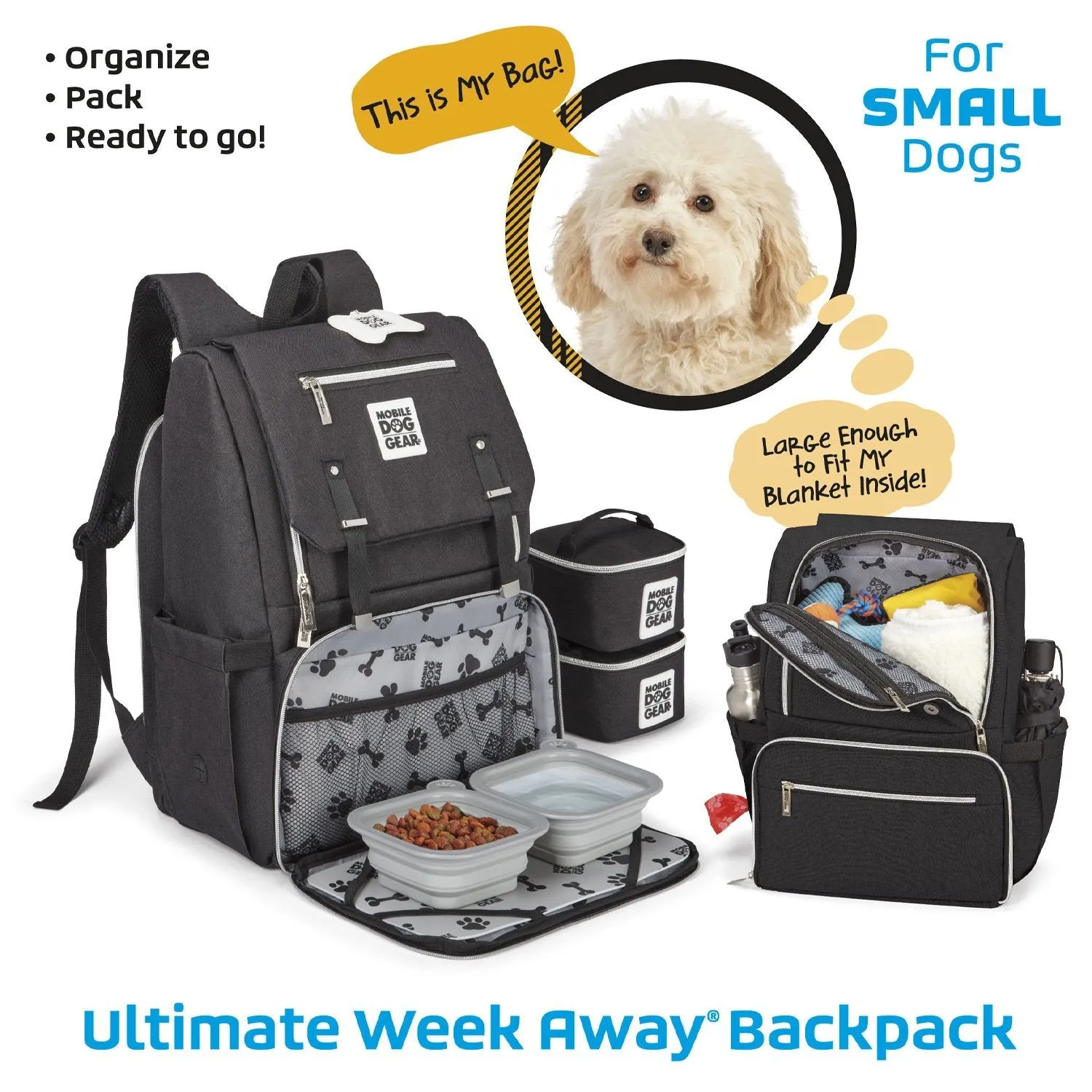 Mobile Dog Gear Ultimate Week Away Backpack