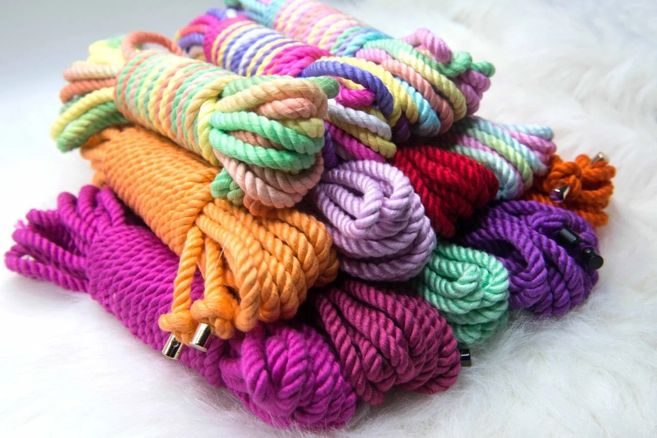 Pride Rainbow Bamboo Shibari Rope