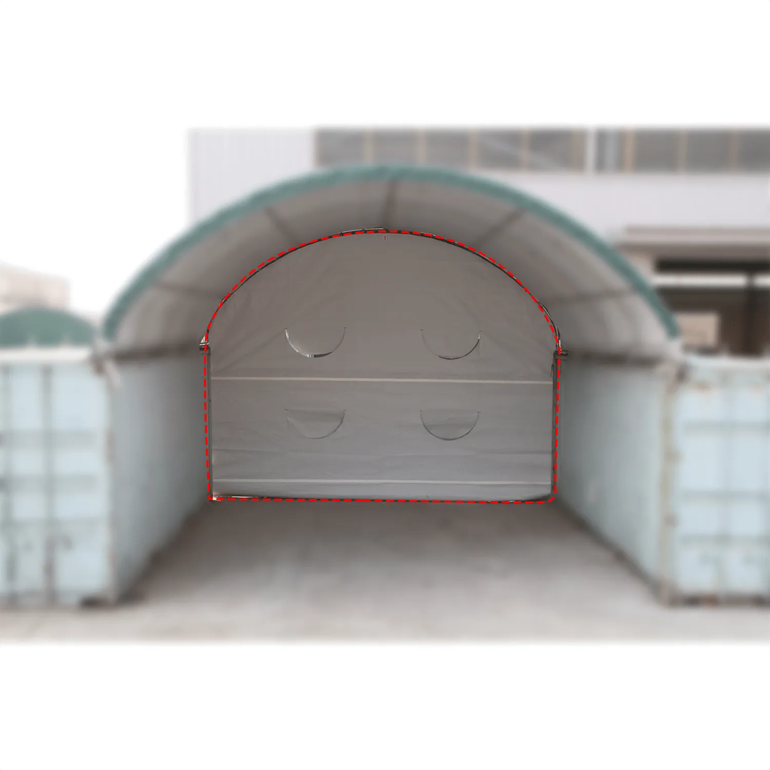 Rear Panel for W20' Container Shelter