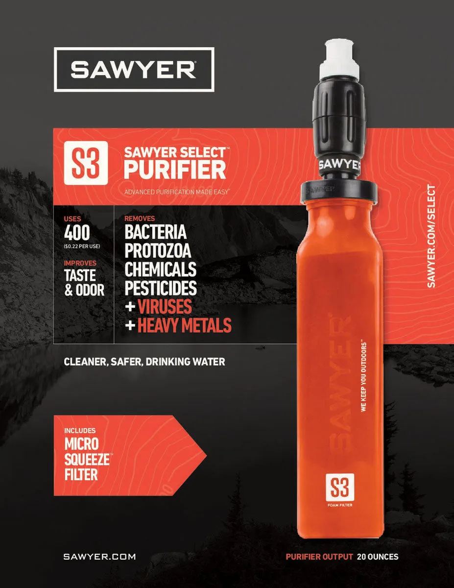 Sawyer® S3 Water Filter 