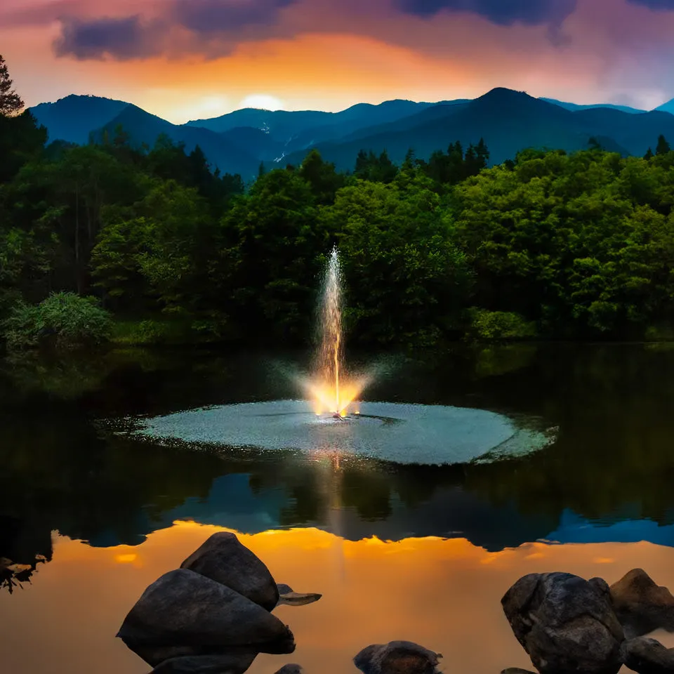 Scott Aerator Skyward Pond Fountain