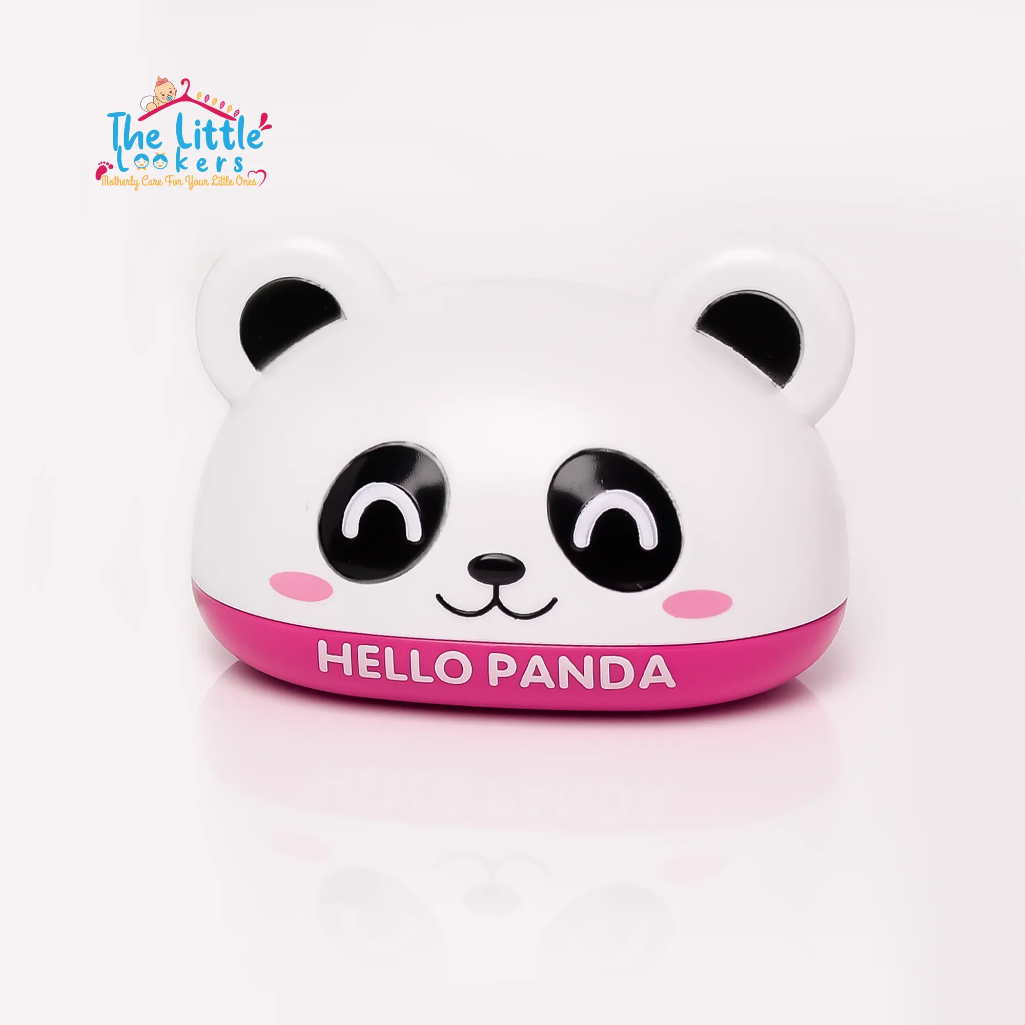 THE LITTLE LOOKERS Cartoon Soap Case Bathtub Soap Box, Soap Dish Holder for Kids, Bathroom Soap Stand, Soap Stand with Cover (Panda)