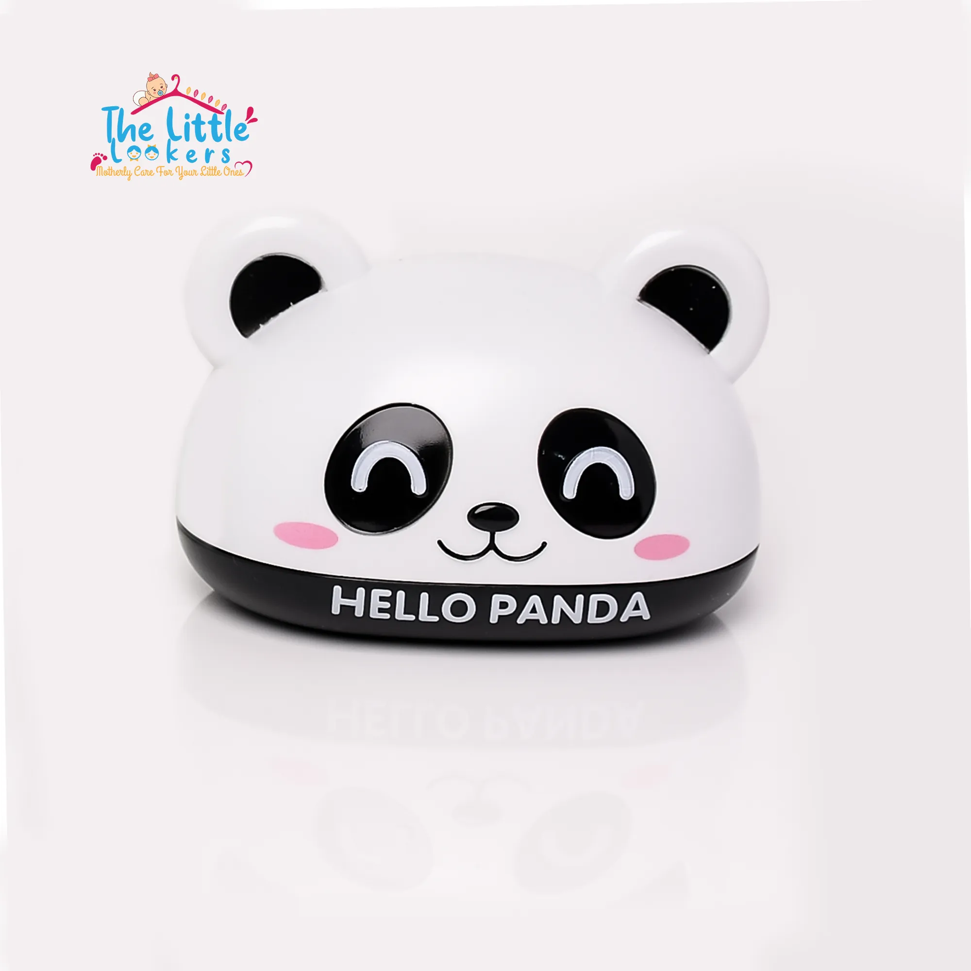 THE LITTLE LOOKERS Cartoon Soap Case Bathtub Soap Box, Soap Dish Holder for Kids, Bathroom Soap Stand, Soap Stand with Cover (Panda)