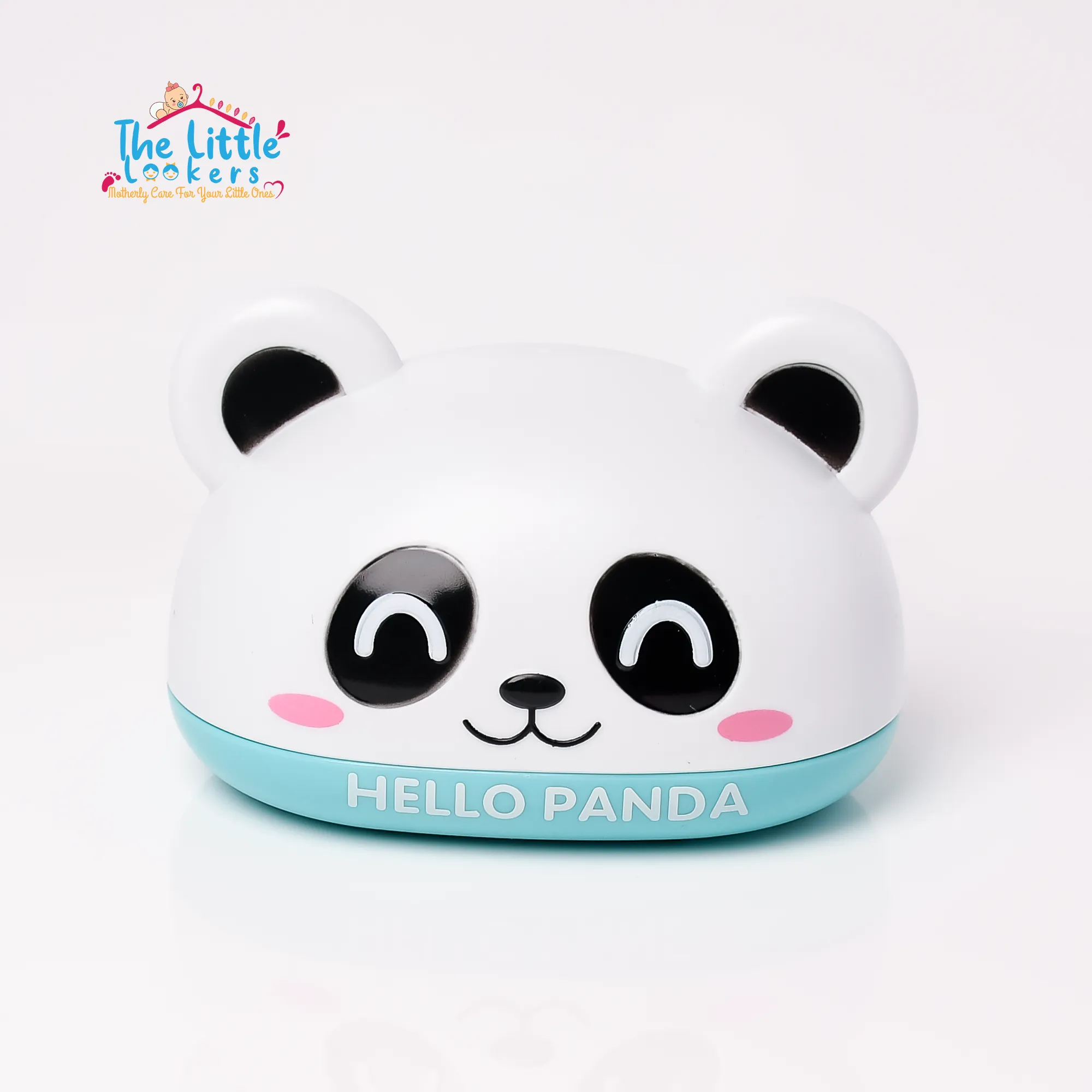 THE LITTLE LOOKERS Cartoon Soap Case Bathtub Soap Box, Soap Dish Holder for Kids, Bathroom Soap Stand, Soap Stand with Cover (Panda)