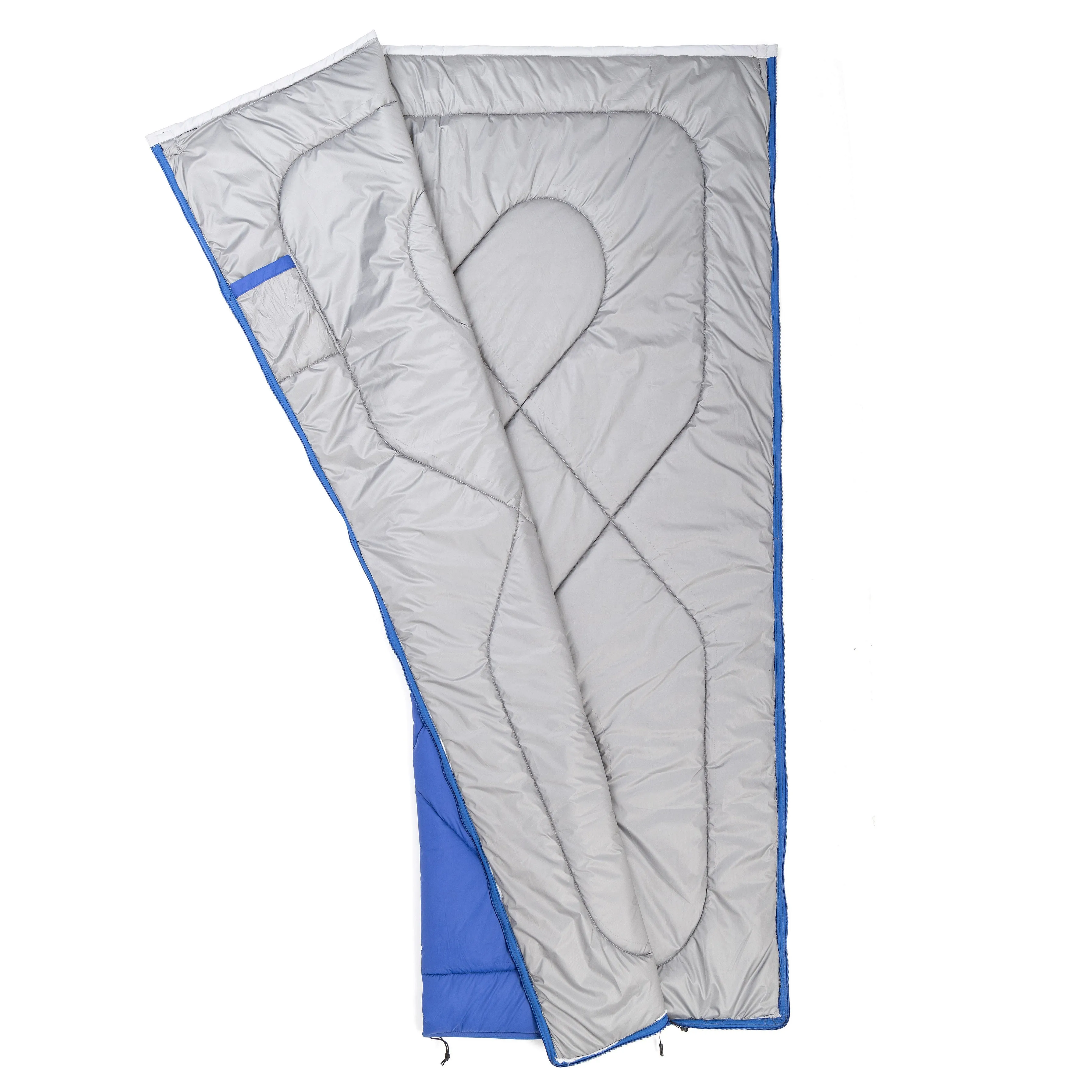 Tripole Camp Series Envelope Sleeping Bag for Camping and Hiking (Royal Blue)