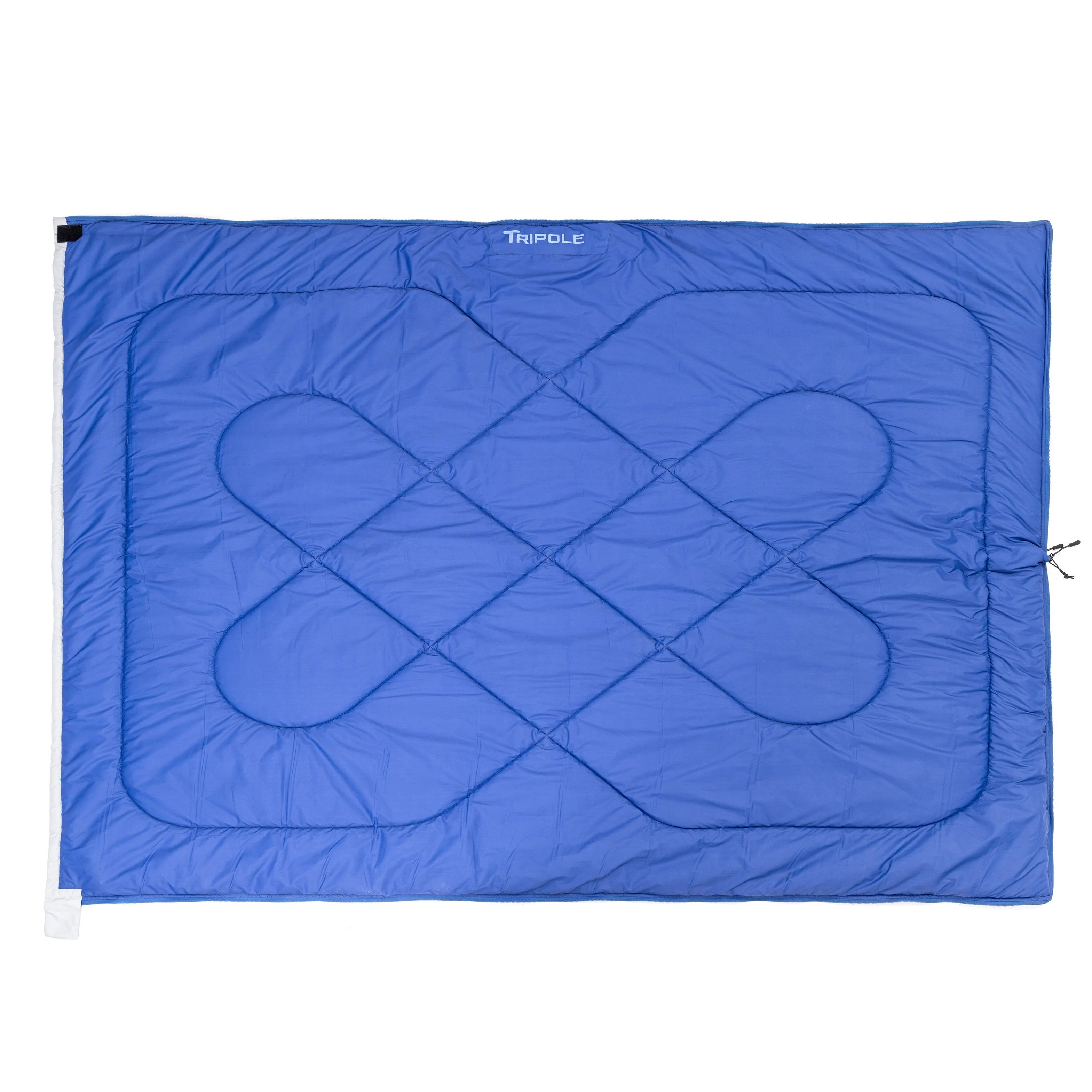 Tripole Camp Series Envelope Sleeping Bag for Camping and Hiking (Royal Blue)