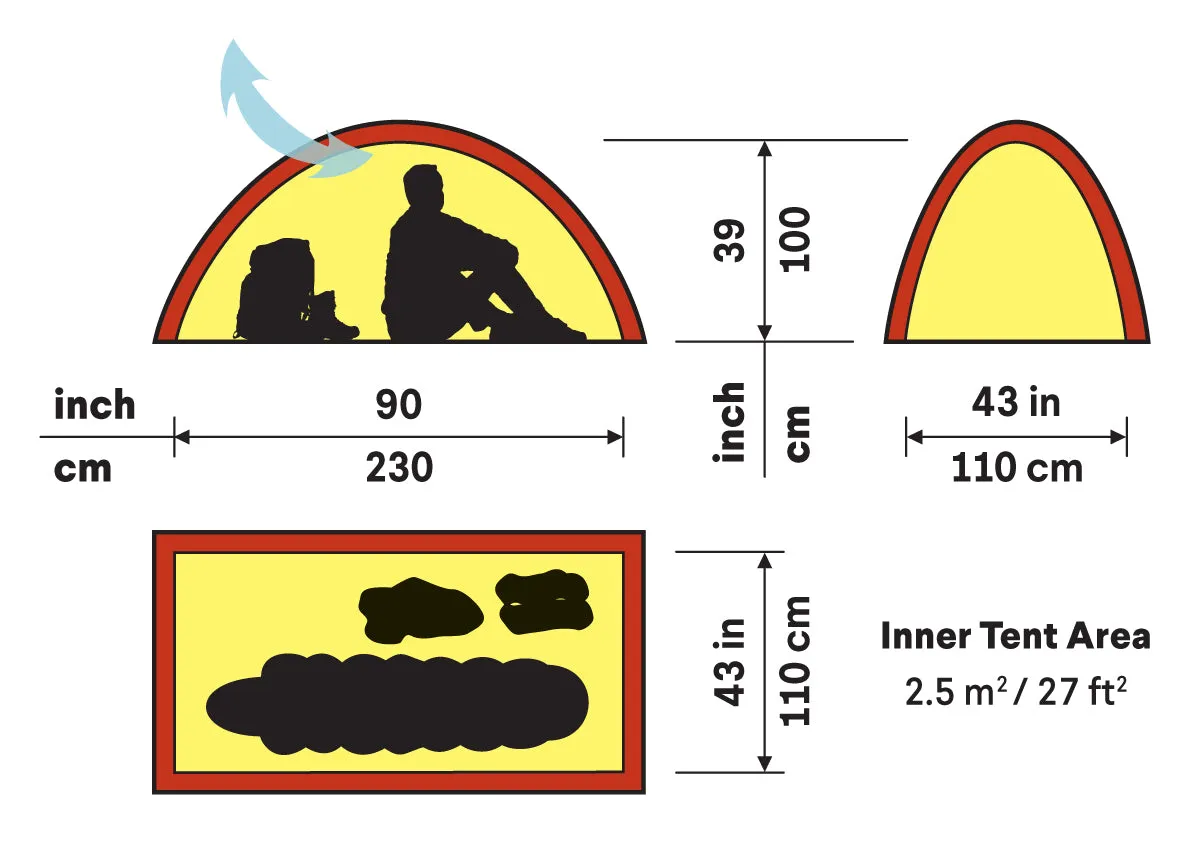 Unna 1 Person tent