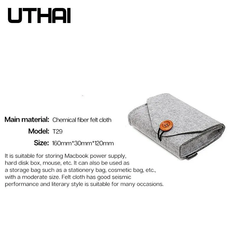 UTHAI T29 Portable Tech Organizer: Secure Your Digital Gear