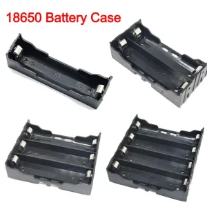 Versatile DIY ABS 18650 Battery Holder Cases - 1 to 4 Slot Power Bank Storage Solutions