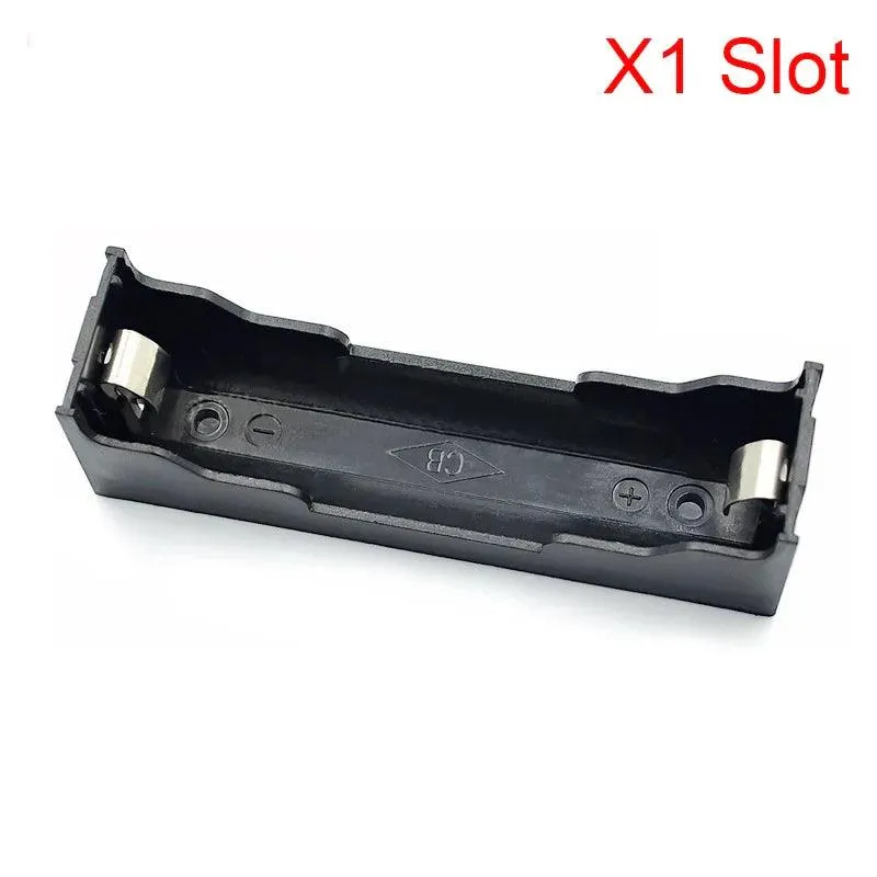 Versatile DIY ABS 18650 Battery Holder Cases - 1 to 4 Slot Power Bank Storage Solutions