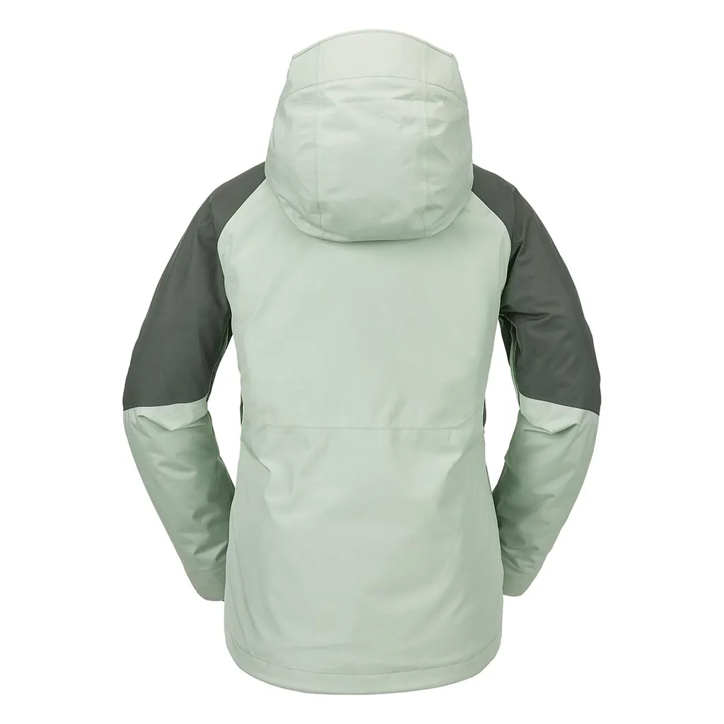 Volcom 2024 Womens V.CO Aris Insulated Gore-Tex Jacket - Sage Frost