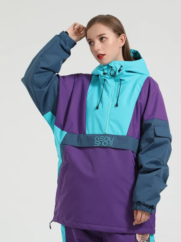 Women's Gsou Snow Unisex Reflective Freestyle Mountain Discover Snow Jacket