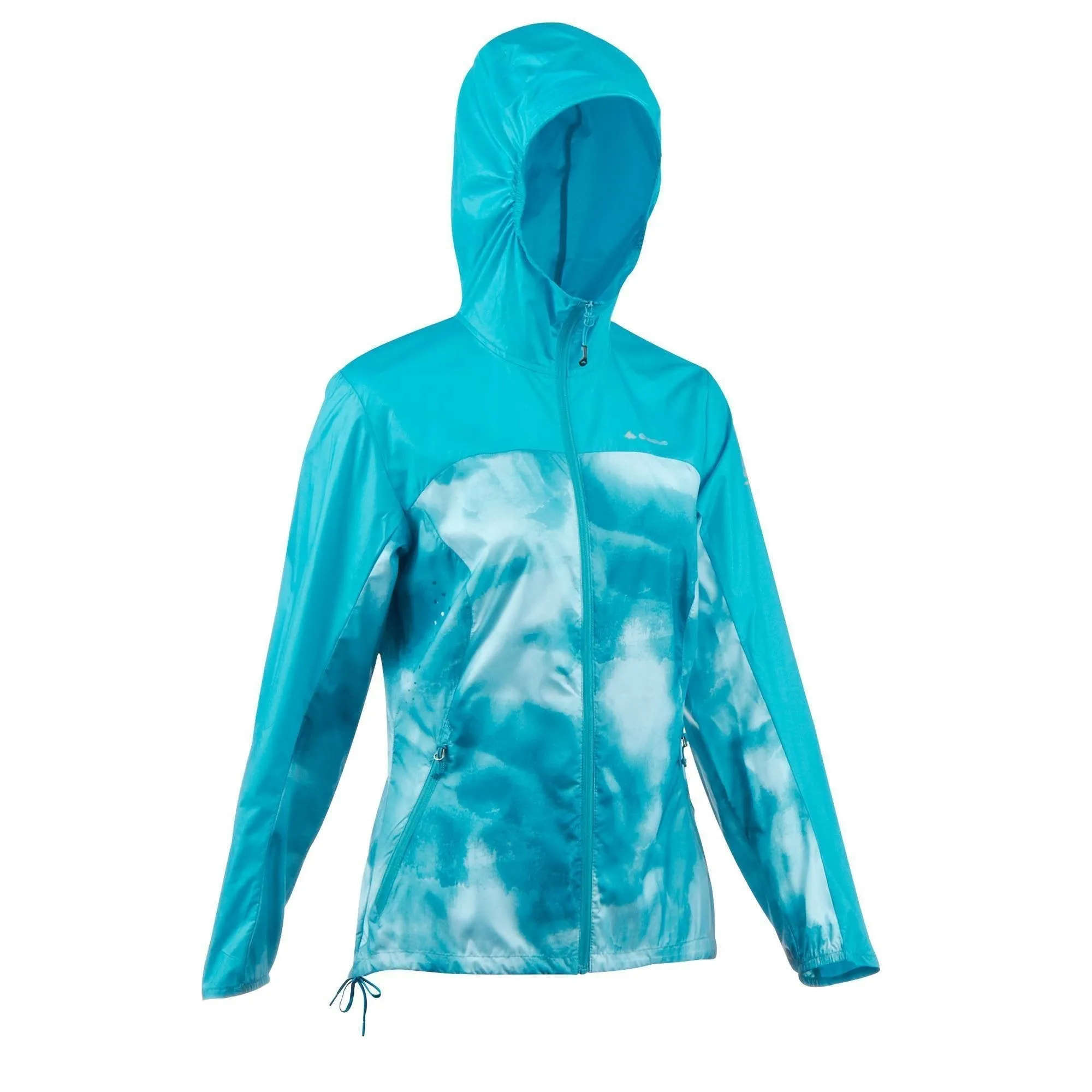 Women's Hiking Windproof Jacket Helium Wind 500 Anti-UV