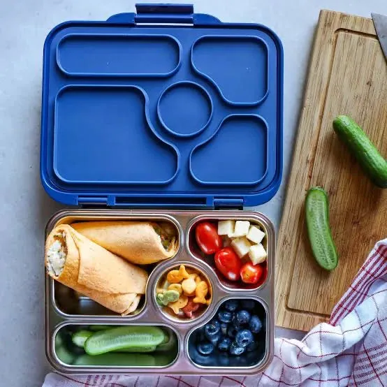 Yumbox Presto-Stainless Steel Leakproof Bento Box SANTA FE BLUE